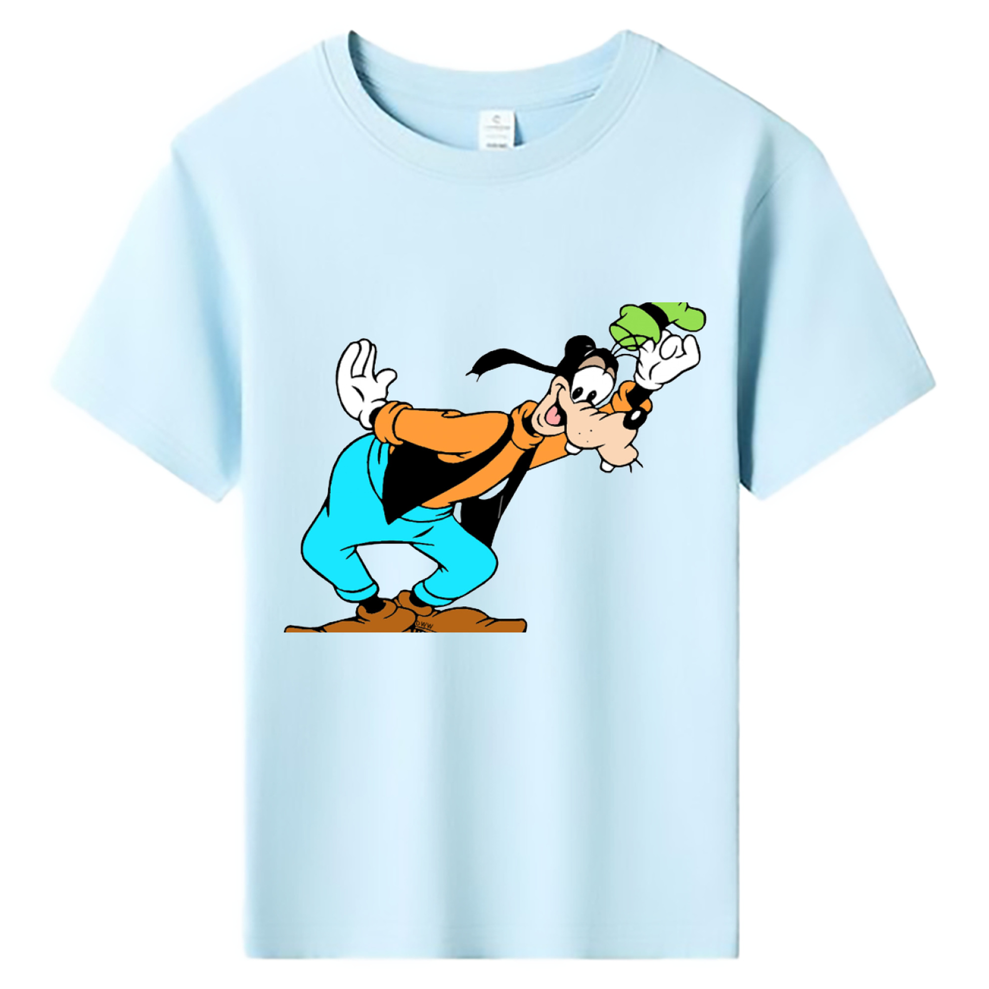 ミッキーマウス Mickey Mouse 綿100％キッズTシャツ（フロントプリント）